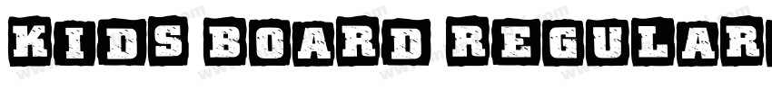 Kids Board Regular字体转换